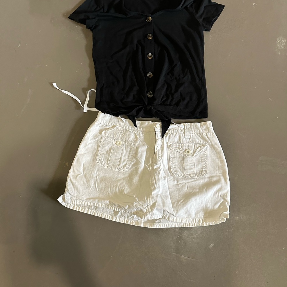 Be Bop White Skort